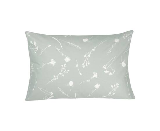 Простирадло бязевое Home Line 150х215 ВОЛОШКИ білі на сірому (165434), Колір: сірий, Тип: простирадла, Розмір: 150x215, зображення 2