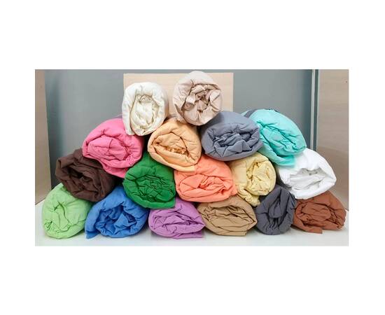 Простирадло на гумці трикотажне 160х200 PETROL MAVISI Zeron (18767), Колір: синій, Тип: простирадла на гумці, Розмір: 160x200, зображення 2