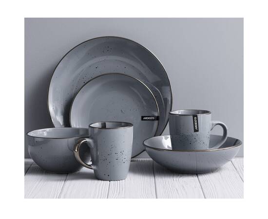 Салатник Bagheria 14 см Grey Ardesto (AR2914GREY), зображення 2