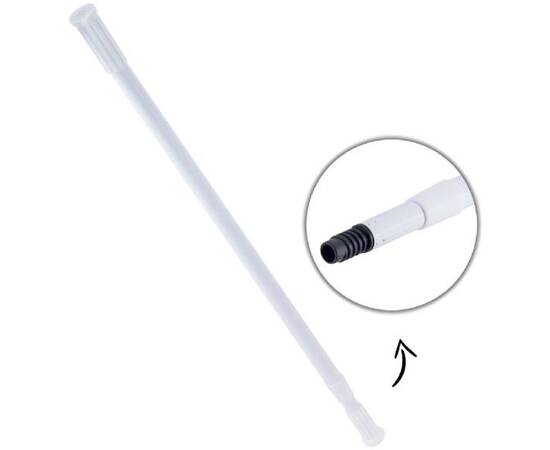 Карниз у ванну 70-120 см розсувний білий Besser (0471A), зображення 3