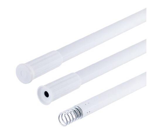 Карниз у ванну 70-120 см розсувний білий Besser (0471A), зображення 5