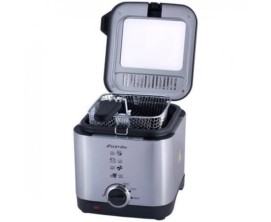 Фритюрниця електрична 1,5л Kamille (6812), зображення 2