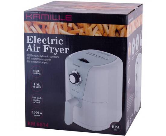 Фритюрниця електрична 1,5л Kamille (6814), зображення 10