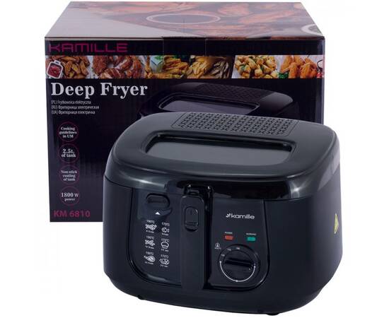 Фритюрниця електрична 2,5л Kamille (6810), зображення 8