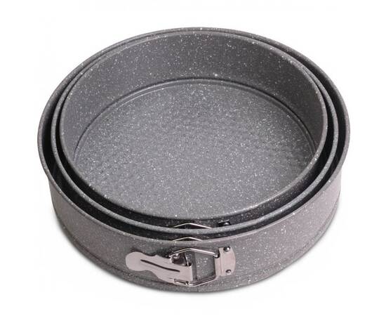 Набор разъемных форм для выпечки 3шт(O24/26/28x6.5 см) Kamille (6031), изображение 3