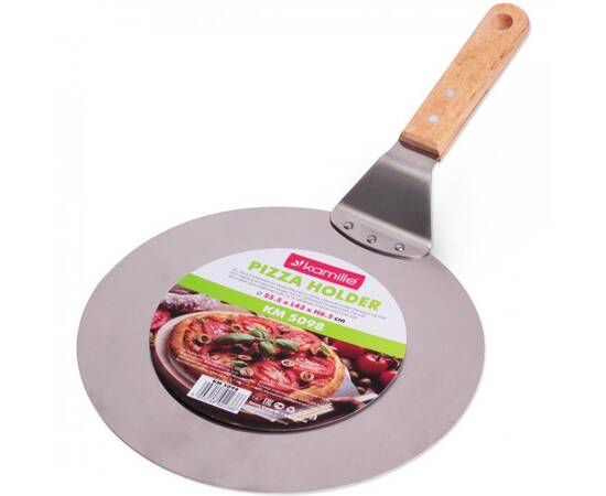Підставка для піци з дерев'яною ручкою Kamille (5098), зображення 2