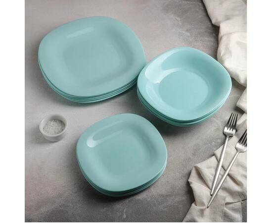 Тарелка Luminarc CARINE LIGHT TURQUOISE 210 мм глубокая (P4251), изображение 2