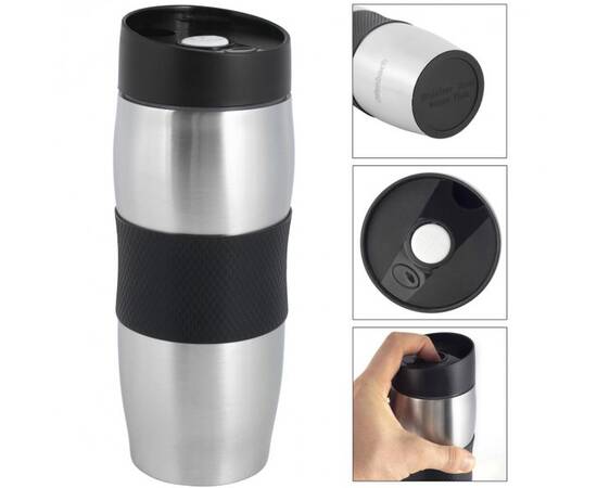 Термокружка 380 мл с TPR-вставкой Ofenbach (101304), изображение 2