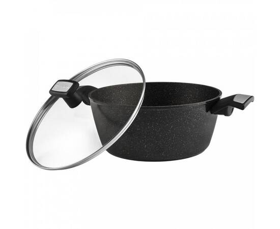 Каструля POLARIS Monolit-24C 4 л (015249), Тип: каструля, Об'єм: 4 л, Колір: чорний, зображення 2