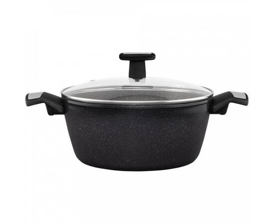 Каструля POLARIS Monolit-24C 4 л (015249), Тип: каструля, Об'єм: 4 л, Колір: чорний, зображення 4