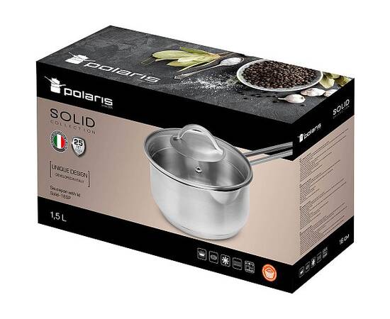 Ківш POLARIS Solid-16SP 1,5 л сірий (015129), Тип: ківш, Об'єм: 1,5 л, Колір: сірий, зображення 5