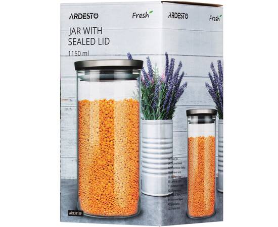 Банка для зберігання Fresh 1150мол Ardesto (AR1311SF), зображення 5
