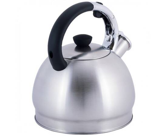 Чайник 2л зі свистком Kamille (0694BN), зображення 4