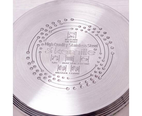 Ківш 2.1л з кришкою Kamille (4526S), зображення 5