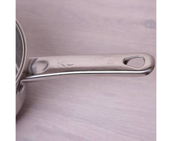 Ківш 2л зі скляною кришкою (O16x10.5 см) Kamille (4227S), зображення 6