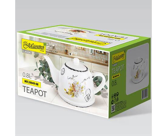 Чайник-заварник 0,8л Листівка-незабудка Maestro (MR20049-08), зображення 3