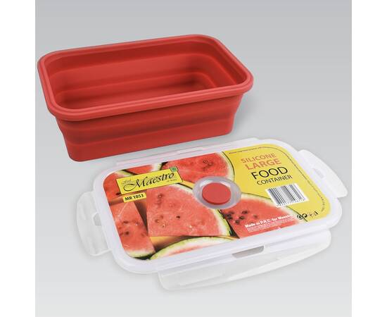 Ланч бокс 1200 мл силикон Maestro (MR1053), изображение 4