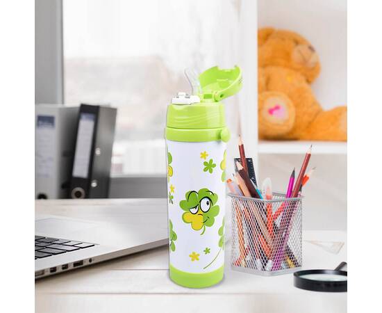 Термокружка детская 0,35л Maestro зеленая (MR1640-35 з), изображение 3