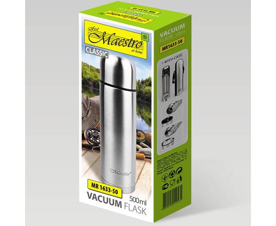 Термос 0,5 л. Maestro (MR1633-50), изображение 4