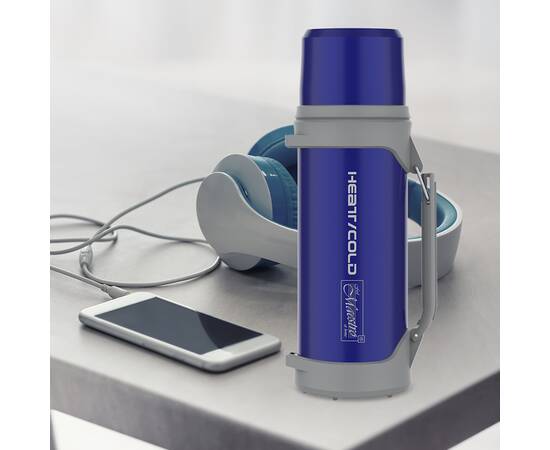 Термос 1,2 л Maestro блакитний (MR1631-120N-BLUE), зображення 2