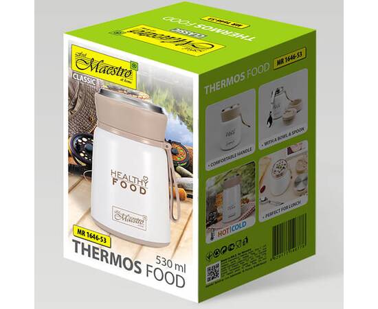 Термос для пищи 0,53л Maestro (MR1646-53), изображение 5