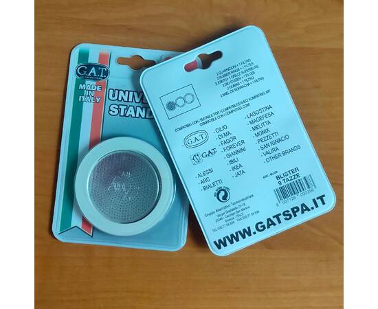 Прокладка силиконовая для гейзерной кофеварки на 9 чашек GAT (105009RI1SIL), изображение 3