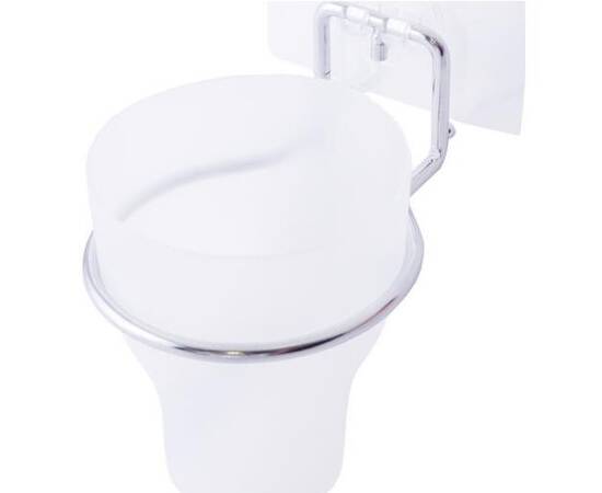 Склянка для зубних щіток 9x10x15 см пластикова Besser (157), зображення 3