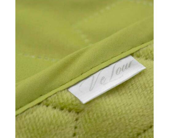 Декоративное покрывало VeLour 220x240 Green banana Руно (330.55_Green banana), Цвет: салатовый, Размер: 220x240, изображение 3