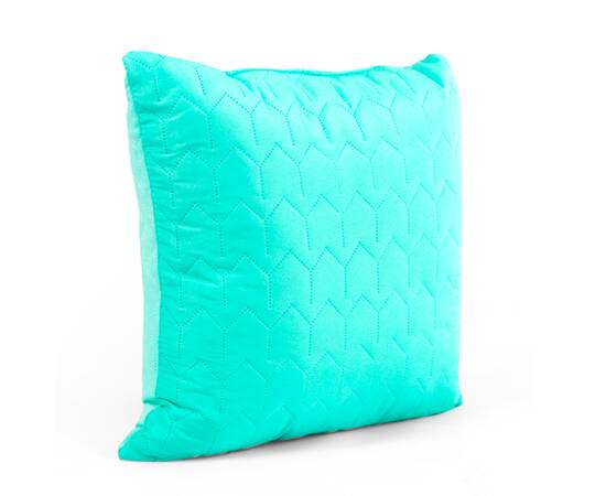 Подушка 40х40 декоративна Velour Tiffany Руно (311.55_Tiffany), Колір: бірюзовий, Розмір: 40x40, зображення 2