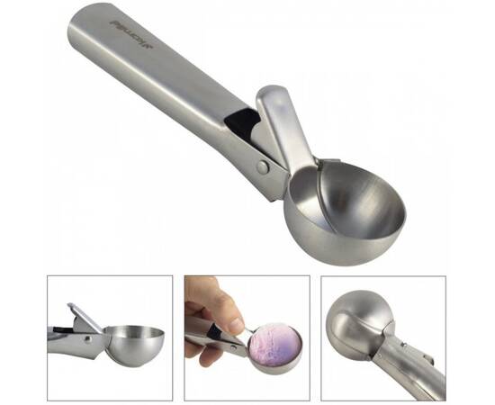 Ложка для морозива 18,5x5 см. Kamille (8859), зображення 4