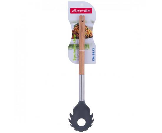 Ложка для спагетти 32,5 см нейлоновая Kamille (8853), изображение 3