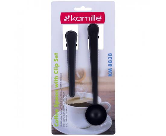 Ложка мірна для кави з затискачем + затискач 2 пр. Kamille (8838), зображення 3