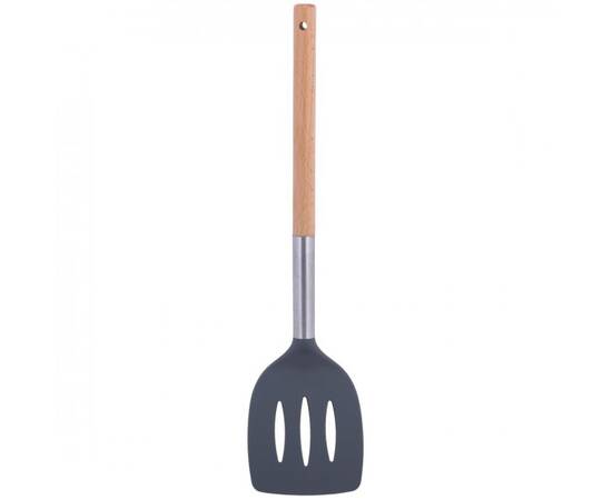 Лопатка с отверстием 35 см нейлоновая Kamille (8850), изображение 2