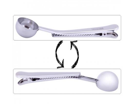 Мірна ложка для кави з затискачем Kamille (5072), зображення 2