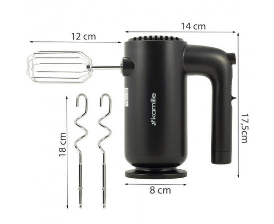 Міксер ручний (потужність 250W) Kamille (6747), зображення 4