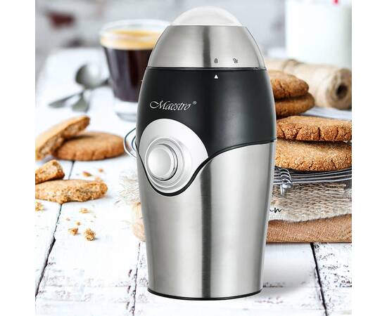 Кавомолка Maestro срібляста (MR451-с), зображення 4
