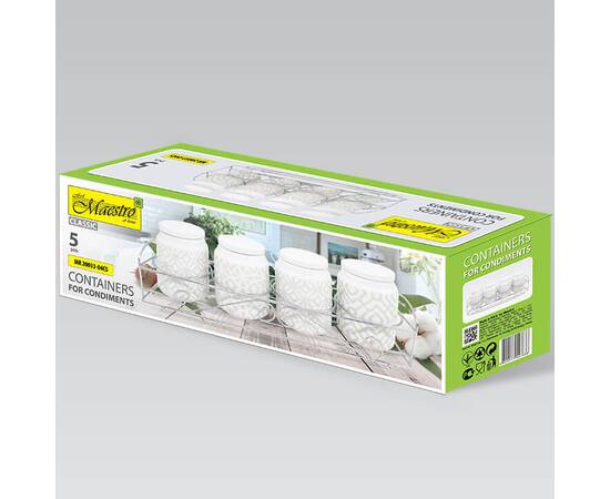 Набор для специй 5 пр. Pattern Maestro (MR20033-04СS), изображение 3