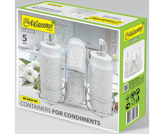 Набор для специй 5 пр. Pattern Maestro (MR20033-04S), изображение 3