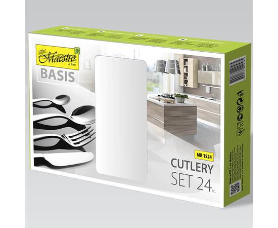 Набор столовых приборов 24 пр. Basic Maestro (MR1524), изображение 3
