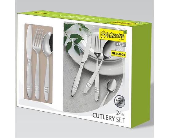 Набір столових приладів 24 пр. Maestro (MR1516), зображення 3