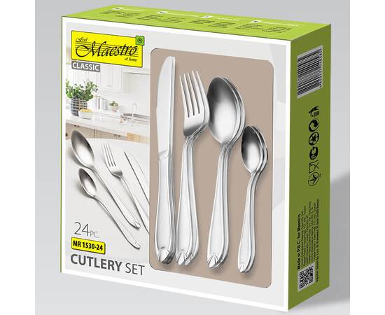 Набір столових приладів 24 пр. Maestro (MR1530), зображення 3