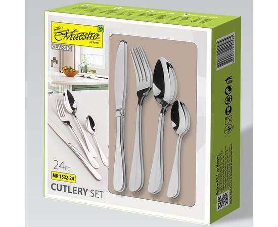 Набор столовых приборов 24 пр. Maestro (MR1532), изображение 3