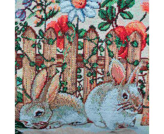 Наволочка 45х45 Alicia Хатинка та кролики Прованс (021816), зображення 3