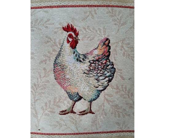 Наволочка 45х45 Курочки Біла курочка Прованс (026031), изображение 2