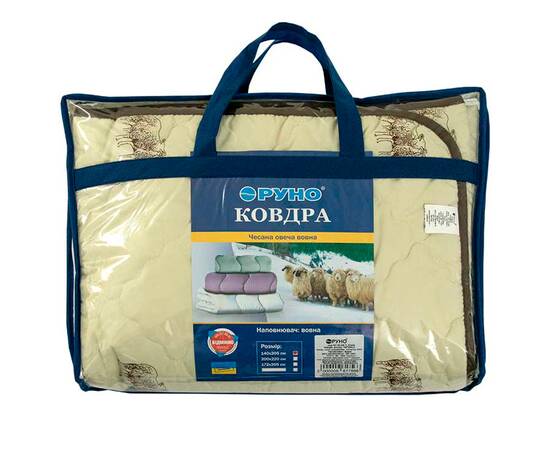 Ковдра 140х205 вовняна Sheep Руно (321.52ШКУ_Sheep), Сезонність: демісезонна, Розмір: 140x205, зображення 6
