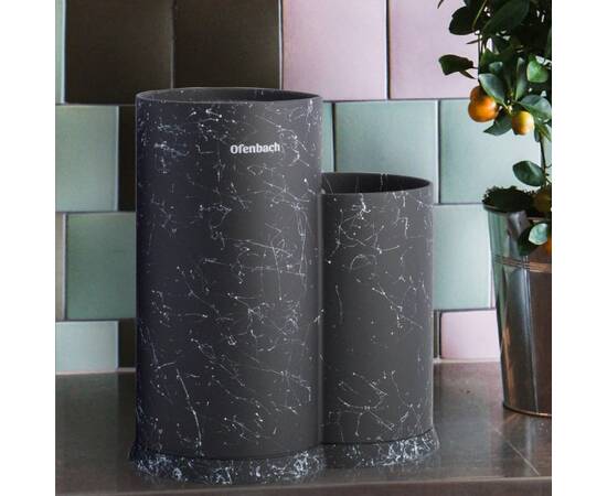 Подставка для ножей и кухонных принадлежностей двойная 10,3x10,3x23 см Ofenbach (100208), изображение 3