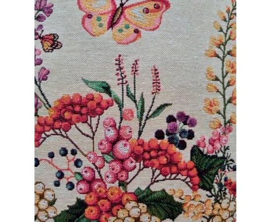 Наволочка 45х45 Лавандове поле Квіти з метеликом Прованс (026057), изображение 2