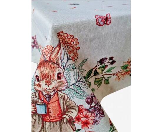 Скатертина Затишок 130х140 Прованс (026004), Тип: скатертини, Основний колір: рожевий, Форма скатертини: прямокутна, Розмір: 130x140, зображення 3