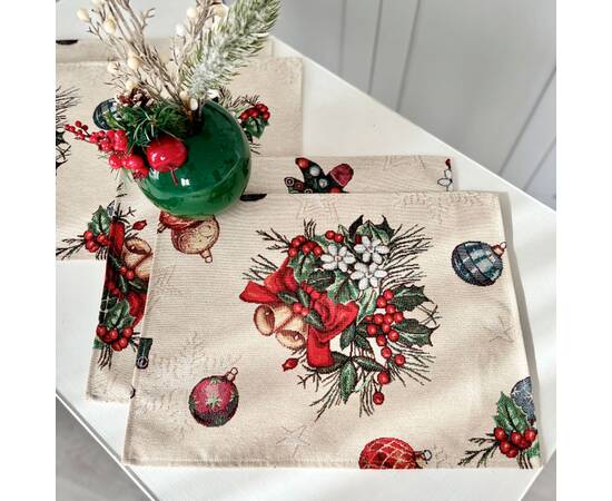 Серветка-підкладка 34х44 LiMaSo (CABETO-34), Тип: салфетки, Цвет: красный, Форма скатерти: прямоугольная, Размер: 34x44, изображение 2