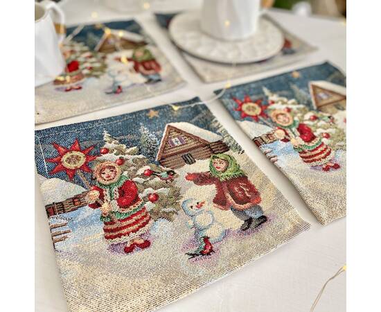 Серветка-підкладка 17х18 LiMaSo (RUNNER1160-17), Тип: серветки, Основний колір: синій, Форма скатертини: прямокутна, Розмір: 17x18, зображення 3